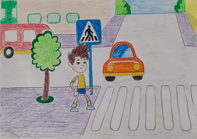Нарисовать пешехода